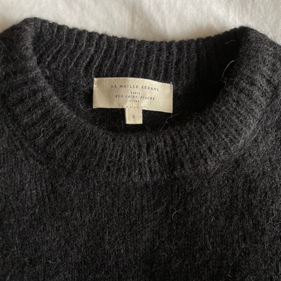 Sezane Samuel Jumper Black Size S - Picture 4 of 5